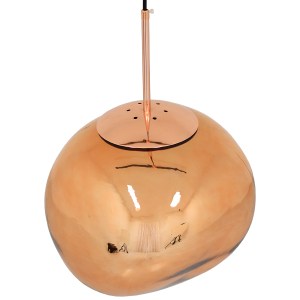 glo-01465-01465_4 GLOBOSTAR® DIXAR 01465 ΜΟΝΤΕΡΝΟ ΚΡΕΜΑΣΤΟ ΦΩΤΙΣΤΙΚΟ ΜΠΑΛΑ ΜΟΝΟΦΩΤΟ 1 X E27 IP20 ΧΑΛΚΙΝΟ ΓΥΑ