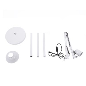 glo-01471-01471_11 GLOBOSTAR® AUDREY 01471 VINTAGE ΕΠΙΔΑΠΕΔΙΟ ΦΩΤΙΣΤΙΚΟ ΜΟΝΟΦΩΤΟ 1 X E27 IP20 ΛΕΥΚΟ ΜΕΤΑΛΛΟ -