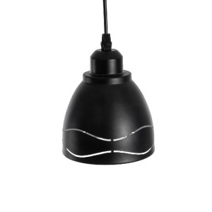 glo-01477-01477_7 GLOBOSTAR® COOLIE 01477 ΜΟΝΤΕΡΝΟ ΚΡΕΜΑΣΤΟ ΦΩΤΙΣΤΙΚΟ ΜΟΝΟΦΩΤΟ ΚΑΜΠΑΝΑ 1 X E27 IP20 ΜΑΥΡΟ & 