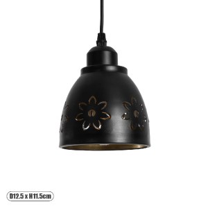 glo-01479-01479_0 GLOBOSTAR® COOLIE 01479 ΜΟΝΤΕΡΝΟ ΚΡΕΜΑΣΤΟ ΦΩΤΙΣΤΙΚΟ ΜΟΝΟΦΩΤΟ ΚΑΜΠΑΝΑ 1 X E27 IP20 ΜΑΥΡΟ & 