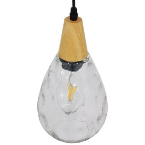 glo-01491-01491_4 GLOBOSTAR® NOAH 01491 ΜΟΝΤΕΡΝΟ ΚΡΕΜΑΣΤΟ ΦΩΤΙΣΤΙΚΟ ΑΝΑΡΤΗΣΗ ΜΟΝΟΦΩΤΟ 1 X E27 IP20 ΔΙΑΦΑΝΟ Γ