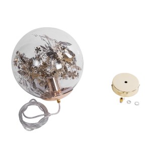 glo-01511-01511_11 GLOBOSTAR® HARPER 01511 ΜΟΝΤΕΡΝΟ ΚΡΕΜΑΣΤΟ ΦΩΤΙΣΤΙΚΟ ΜΠΑΛΑ ΜΟΝΟΦΩΤΟ 1 X E27 IP20 ΔΙΑΦΑΝΟ ΓΥ