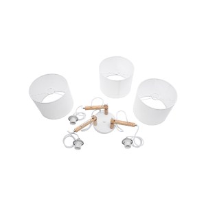 glo-01526-01526_11 GLOBOSTAR® RAMSON 01526 ΜΟΝΤΕΡΝΟ ΚΡΕΜΑΣΤΟ ΦΩΤΙΣΤΙΚΟ ΚΑΠΕΛΟ ΤΡΙΦΩΤΟ 3 X E27 IP20 ΛΕΥΚΟ ΥΦΑΣ