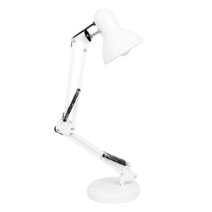 glo-01539-01539_03 GLOBOSTAR® DESK 01539 ΜΟΝΤΕΡΝΟ ΕΠΙΤΡΑΠΕΖΙΟ ΦΩΤΙΣΤΙΚΟ ΠΟΡΤΑΤΙΦ ΜΕ ΝΤΟΥΙ 1 X E27 AC 220-240V IP20 - ΛΕΥΚΟ - Μ15 X Π15 X Υ67CM