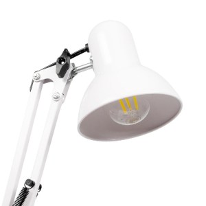 glo-01539-01539_07 GLOBOSTAR® DESK 01539 ΜΟΝΤΕΡΝΟ ΕΠΙΤΡΑΠΕΖΙΟ ΦΩΤΙΣΤΙΚΟ ΠΟΡΤΑΤΙΦ ΜΕ ΝΤΟΥΙ 1 X E27 AC 220-240V IP20 - ΛΕΥΚΟ - Μ15 X Π15 X Υ67CM