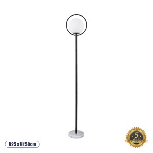 glo-01540-01540_0_ GLOBOSTAR® VERSAILLES 01540 ΜΟΝΤΕΡΝΟ ΕΠΙΔΑΠΕΔΙΟ ΦΩΤΙΣΤΙΚΟ ΜΟΝΟΦΩΤΟ 1 X E27 IP20 ΜΑΥΡΟ ΑΛΟΥ