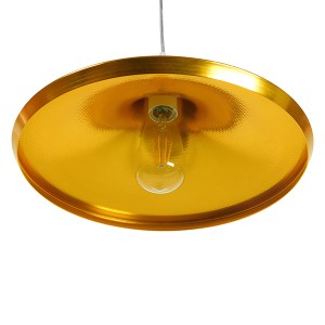 glo-01545-01545_5 GLOBOSTAR® SHANGHAI 01545 ΜΟΝΤΕΡΝΟ ΚΡΕΜΑΣΤΟ ΦΩΤΙΣΤΙΚΟ ΚΑΜΠΑΝΑ ΜΟΝΟΦΩΤΟ 1 X E27 IP20 ΧΡΥΣΟ 