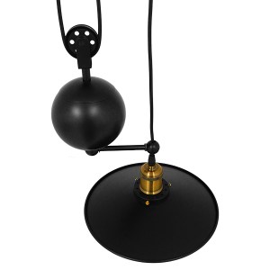 glo-01549-01549_5 GLOBOSTAR® CARILO 01549 VINTAGE ΚΡΕΜΑΣΤΟ ΦΩΤΙΣΤΙΚΟ ΑΝΑΡΤΗΣΗ ΜΟΝΟΦΩΤΟ 1 X E27 IP20 ΜΑΥΡΟ & 