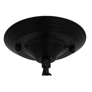 glo-01571-01571_9 GLOBOSTAR® HARROW 01571 VINTAGE ΚΡΕΜΑΣΤΟ ΦΩΤΙΣΤΙΚΟ ΚΑΜΠΑΝΑ ΜΟΝΟΦΩΤΟ 1 X E27 IP20 ΜΑΥΡΟ ΜΕΤ