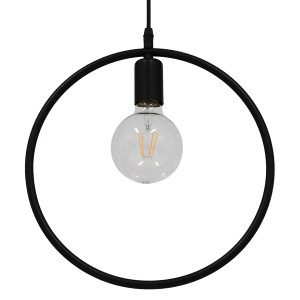 glo-01578-01578_3 GLOBOSTAR® OMICRON 01578 ΜΟΝΤΕΡΝΟ ΚΡΕΜΑΣΤΟ ΦΩΤΙΣΤΙΚΟ ΑΝΑΡΤΗΣΗ ΜΟΝΟΦΩΤΟ 1 X E27 IP20 ΜΑΥΡΟ 