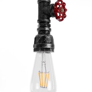 glo-01583-01583_10 GLOBOSTAR® SPIGOT 01583 VINTAGE ΚΡΕΜΑΣΤΟ ΦΩΤΙΣΤΙΚΟ ΑΝΑΡΤΗΣΗ ΜΟΝΟΦΩΤΟ 1 X E27 IP20 ΑΣΗΜΙ & 