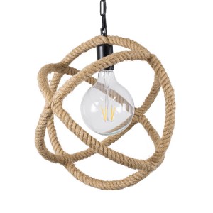 glo-01596-01596_0 GLOBOSTAR® BALANCE 01596 VINTAGE ΚΡΕΜΑΣΤΟ ΦΩΤΙΣΤΙΚΟ ΠΛΕΓΜΑ ΜΟΝΟΦΩΤΟ 1 X E27 IP20 ΜΑΥΡΟ ΜΕΤ