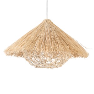 glo-01599-01599_0 GLOBOSTAR® CHEOPE 01599 BOHO ΚΡΕΜΑΣΤΟ ΦΩΤΙΣΤΙΚΟ ΠΛΕΓΜΑ ΜΟΝΟΦΩΤΟ 1 X E27 IP20 ΜΠΕΖ ΞΥΛΟ ΜΕ 