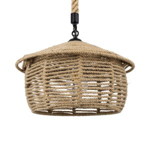 glo-01607-01607_0 GLOBOSTAR® SPIRIT 01607 BOHO ΚΡΕΜΑΣΤΟ ΦΩΤΙΣΤΙΚΟ ΚΑΜΠΑΝΑ ΜΟΝΟΦΩΤΟ 1 X E27 IP20 ΜΠΕΖ ΣΧΟΙΝΙ 