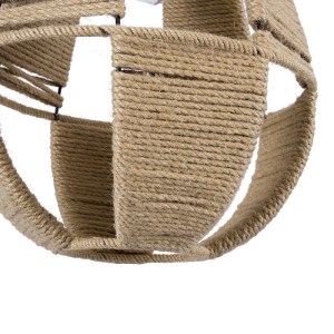 glo-01608-01608_8 GLOBOSTAR® POLIA 01608 BOHO ΚΡΕΜΑΣΤΟ ΦΩΤΙΣΤΙΚΟ ΠΛΕΓΜΑ ΜΟΝΟΦΩΤΟ 1 X E27 IP20 ΜΠΕΖ ΣΧΟΙΝΙ - 