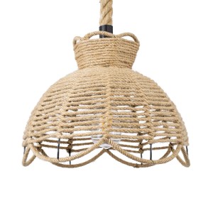glo-01610-01610_0 GLOBOSTAR® VENIER 01610 BOHO ΚΡΕΜΑΣΤΟ ΦΩΤΙΣΤΙΚΟ ΠΛΕΓΜΑ ΜΟΝΟΦΩΤΟ 1 X E27 IP20 ΜΠΕΖ ΣΧΟΙΝΙ -