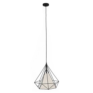 glo-01618-01618_2 GLOBOSTAR® KAIRI 01618 ΜΟΝΤΕΡΝΟ ΚΡΕΜΑΣΤΟ ΦΩΤΙΣΤΙΚΟ ΟΡΟΦΗΣ ΜΕ ΝΤΟΥΙ 1 X E27 AC 220-240V IP2
