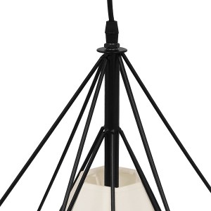 glo-01618-01618_6 GLOBOSTAR® KAIRI 01618 ΜΟΝΤΕΡΝΟ ΚΡΕΜΑΣΤΟ ΦΩΤΙΣΤΙΚΟ ΟΡΟΦΗΣ ΜΕ ΝΤΟΥΙ 1 X E27 AC 220-240V IP2