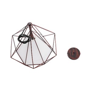 glo-01623-01623_10 GLOBOSTAR® KAIRI 01623 ΜΟΝΤΕΡΝΟ ΚΡΕΜΑΣΤΟ ΦΩΤΙΣΤΙΚΟ ΟΡΟΦΗΣ ΜΕ ΝΤΟΥΙ 1 X E27 AC 220-240V IP2
