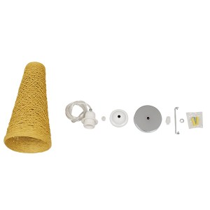 glo-01625-01625_8 GLOBOSTAR® INCASS 01625 VINTAGE ΚΡΕΜΑΣΤΟ ΦΩΤΙΣΤΙΚΟ ΚΑΜΠΑΝΑ ΜΟΝΟΦΩΤΟ 1 X E27 IP20 ΜΠΕΖ RATT