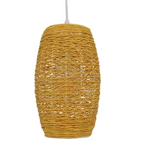 glo-01631-01631_4 GLOBOSTAR® INCASS 01631 VINTAGE ΚΡΕΜΑΣΤΟ ΦΩΤΙΣΤΙΚΟ ΑΝΑΡΤΗΣΗ ΜΟΝΟΦΩΤΟ 1 X E27 IP20 ΜΠΕΖ RAT