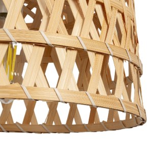 glo-01634-01634_07 GLOBOSTAR® MANGEA 01634 BOHO ΚΡΕΜΑΣΤΟ ΦΩΤΙΣΤΙΚΟ ΟΡΟΦΗΣ ΜΕ ΝΤΟΥΙ 1 X E27 AC 220-240V IP20 - ΜΠΕΖ - Μ32 X Π32 X Υ30CM
