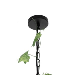 glo-01640-01640_11 GLOBOSTAR® NEST 01640 VINTAGE ΚΡΕΜΑΣΤΟ ΦΩΤΙΣΤΙΚΟ ΦΙΓΟΥΡΑ ΜΟΝΟΦΩΤΟ 1 X E27 IP20 ΜΑΥΡΟ ΜΕΤΑΛ