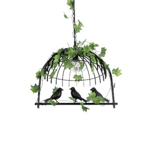 glo-01640-01640_6 GLOBOSTAR® NEST 01640 VINTAGE ΚΡΕΜΑΣΤΟ ΦΩΤΙΣΤΙΚΟ ΦΙΓΟΥΡΑ ΜΟΝΟΦΩΤΟ 1 X E27 IP20 ΜΑΥΡΟ ΜΕΤΑΛ