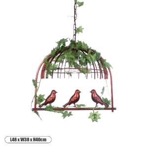 glo-01642-01642_0 GLOBOSTAR® LIBELLULA 01642 VINTAGE ΚΡΕΜΑΣΤΟ ΦΩΤΙΣΤΙΚΟ ΦΙΓΟΥΡΑ ΜΟΝΟΦΩΤΟ 1 X E27 IP20 ΧΑΛΚΙΝ