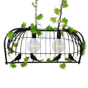 glo-01643-01643_5 GLOBOSTAR® NEST 01643 VINTAGE ΚΡΕΜΑΣΤΟ ΦΩΤΙΣΤΙΚΟ ΦΙΓΟΥΡΑ ΔΙΦΩΤΟ 2 X E27 IP20 ΜΑΥΡΟ ΜΕΤΑΛΛΟ