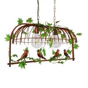 glo-01645-01645_0 GLOBOSTAR® NEST 01645 VINTAGE ΚΡΕΜΑΣΤΟ ΦΩΤΙΣΤΙΚΟ ΦΙΓΟΥΡΑ ΔΙΦΩΤΟ 2 X E27 IP20 ΧΑΛΚΙΝΟ ΜΕΤΑΛ