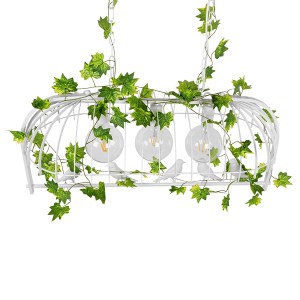 glo-01647-01647_5 GLOBOSTAR® NEST 01647 VINTAGE ΚΡΕΜΑΣΤΟ ΦΩΤΙΣΤΙΚΟ ΦΙΓΟΥΡΑ ΤΡΙΦΩΤΟ 3 X E27 IP20 ΛΕΥΚΟ ΜΕΤΑΛΛ