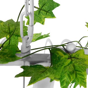 glo-01647-01647_6 GLOBOSTAR® NEST 01647 VINTAGE ΚΡΕΜΑΣΤΟ ΦΩΤΙΣΤΙΚΟ ΦΙΓΟΥΡΑ ΤΡΙΦΩΤΟ 3 X E27 IP20 ΛΕΥΚΟ ΜΕΤΑΛΛ