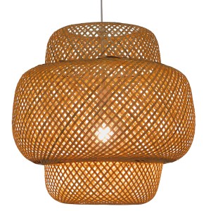 glo-01657-01657_2 GLOBOSTAR® MALDIVES 01657 BOHO ΚΡΕΜΑΣΤΟ ΦΩΤΙΣΤΙΚΟ ΠΛΕΓΜΑ ΜΟΝΟΦΩΤΟ 1 X E27 IP20 ΜΠΕΖ ΞΥΛΟ -