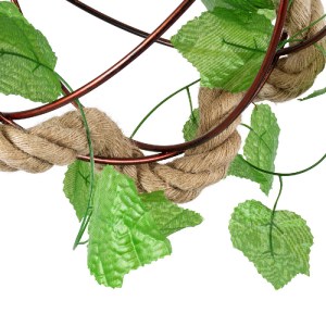 glo-01660-01660_9 GLOBOSTAR® BRADLEY 01660 VINTAGE ΚΡΕΜΑΣΤΟ ΦΩΤΙΣΤΙΚΟ ΠΛΕΓΜΑ ΜΟΝΟΦΩΤΟ 1 X E27 IP20 ΜΠΕΖ ΣΧΟΙ