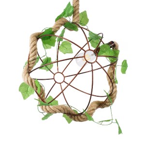 glo-01661-a51ad9_01661_0 GLOBOSTAR® BRADLEY 01661 VINTAGE ΚΡΕΜΑΣΤΟ ΦΩΤΙΣΤΙΚΟ ΠΛΕΓΜΑ ΜΟΝΟΦΩΤΟ 1 X E27 IP20 ΜΠΕΖ ΣΧΟΙ