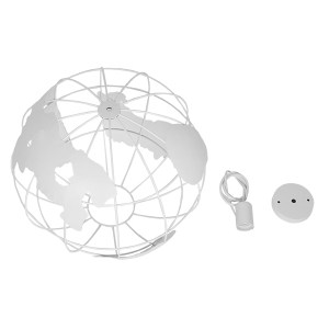 glo-01664-01664_8 GLOBOSTAR® EARTH 01664 VINTAGE ΚΡΕΜΑΣΤΟ ΦΩΤΙΣΤΙΚΟ ΦΙΓΟΥΡΑ ΜΟΝΟΦΩΤΟ 1 X E27 IP20 ΛΕΥΚΟ ΜΕΤΑ