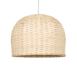 glo-01708-01708_0 GLOBOSTAR® BERMUDA 01708 BOHO ΚΡΕΜΑΣΤΟ ΦΩΤΙΣΤΙΚΟ ΚΑΜΠΑΝΑ ΜΟΝΟΦΩΤΟ 1 X E27 IP20 ΜΠΕΖ ΞΥΛΟ -