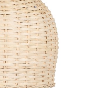 glo-01708-01708_7 GLOBOSTAR® BERMUDA 01708 BOHO ΚΡΕΜΑΣΤΟ ΦΩΤΙΣΤΙΚΟ ΚΑΜΠΑΝΑ ΜΟΝΟΦΩΤΟ 1 X E27 IP20 ΜΠΕΖ ΞΥΛΟ -