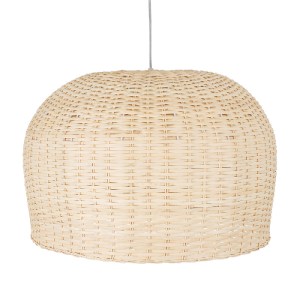 glo-01709-01709_5 GLOBOSTAR® BERMUDA 01709 BOHO ΚΡΕΜΑΣΤΟ ΦΩΤΙΣΤΙΚΟ ΚΑΜΠΑΝΑ ΜΟΝΟΦΩΤΟ 1 X E27 IP20 ΜΠΕΖ ΞΥΛΟ -