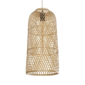 glo-01710-01710_1 GLOBOSTAR® CALERO 01710 BOHO ΚΡΕΜΑΣΤΟ ΦΩΤΙΣΤΙΚΟ ΟΡΟΦΗΣ ΜΕ ΝΤΟΥΙ 1 X E27 AC 220-240V IP20 - ΜΠΕΖ - Μ25 X Π25 X Υ50CM