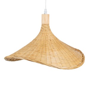 glo-01717-01717_6 GLOBOSTAR® CUBA 01717 BOHO ΚΡΕΜΑΣΤΟ ΦΩΤΙΣΤΙΚΟ ΑΝΑΡΤΗΣΗ ΜΟΝΟΦΩΤΟ 1 X E27 IP20 ΜΠΕΖ ΞΥΛΟ - Μ