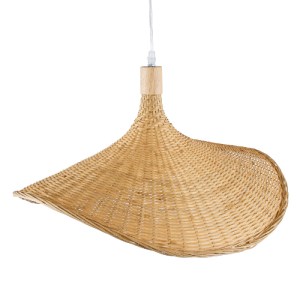 glo-01719-01719_6 GLOBOSTAR® CUBA 01719 BOHO ΚΡΕΜΑΣΤΟ ΦΩΤΙΣΤΙΚΟ ΑΝΑΡΤΗΣΗ ΜΟΝΟΦΩΤΟ 1 X E27 IP20 ΜΠΕΖ ΞΥΛΟ - Μ