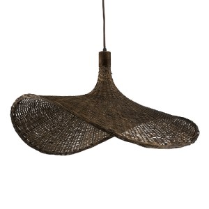 glo-01722-01722_02 GLOBOSTAR® CUBA 01722 BOHO ΚΡΕΜΑΣΤΟ ΦΩΤΙΣΤΙΚΟ ΟΡΟΦΗΣ ΜΕ ΝΤΟΥΙ 1 X E27 AC 220-240V IP20 - Κ