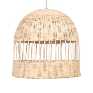 glo-01725-01725_4 GLOBOSTAR® LUCIA 01725 BOHO ΚΡΕΜΑΣΤΟ ΦΩΤΙΣΤΙΚΟ ΠΛΕΓΜΑ ΜΟΝΟΦΩΤΟ 1 X E27 IP20 ΜΠΕΖ ΞΥΛΟ - Μ4