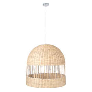 glo-01726-01726_3 GLOBOSTAR® LUCIA 01726 BOHO ΚΡΕΜΑΣΤΟ ΦΩΤΙΣΤΙΚΟ ΠΛΕΓΜΑ ΜΟΝΟΦΩΤΟ 1 X E27 IP20 ΜΠΕΖ ΞΥΛΟ - Μ6