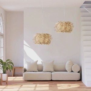 glo-01731-61be71_post_70 GLOBOSTAR® MINORCA 01731 BOHO ΚΡΕΜΑΣΤΟ ΦΩΤΙΣΤΙΚΟ ΑΝΑΡΤΗΣΗ ΜΟΝΟΦΩΤΟ 1 X E27 IP20 ΜΠΕΖ ΞΥΛΟ 