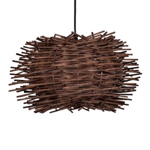 glo-01733-01733_0 GLOBOSTAR® MINORCA 01733 BOHO ΚΡΕΜΑΣΤΟ ΦΩΤΙΣΤΙΚΟ ΑΝΑΡΤΗΣΗ ΜΟΝΟΦΩΤΟ 1 X E27 IP20 ΚΑΦΕ ΞΥΛΟ 