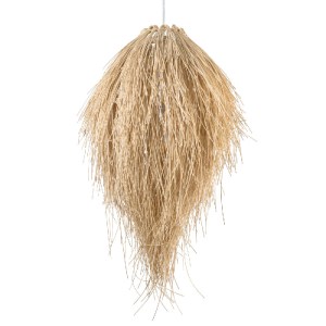 glo-01747-01747_5 GLOBOSTAR® ARCHIPELAGO 01747 BOHO ΚΡΕΜΑΣΤΟ ΦΩΤΙΣΤΙΚΟ ΠΛΕΓΜΑ ΜΟΝΟΦΩΤΟ 1 X E27 IP20 ΜΠΕΖ ΞΥΛ