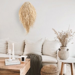 glo-01747-post_45 GLOBOSTAR® ARCHIPELAGO 01747 BOHO ΚΡΕΜΑΣΤΟ ΦΩΤΙΣΤΙΚΟ ΠΛΕΓΜΑ ΜΟΝΟΦΩΤΟ 1 X E27 IP20 ΜΠΕΖ ΞΥΛ